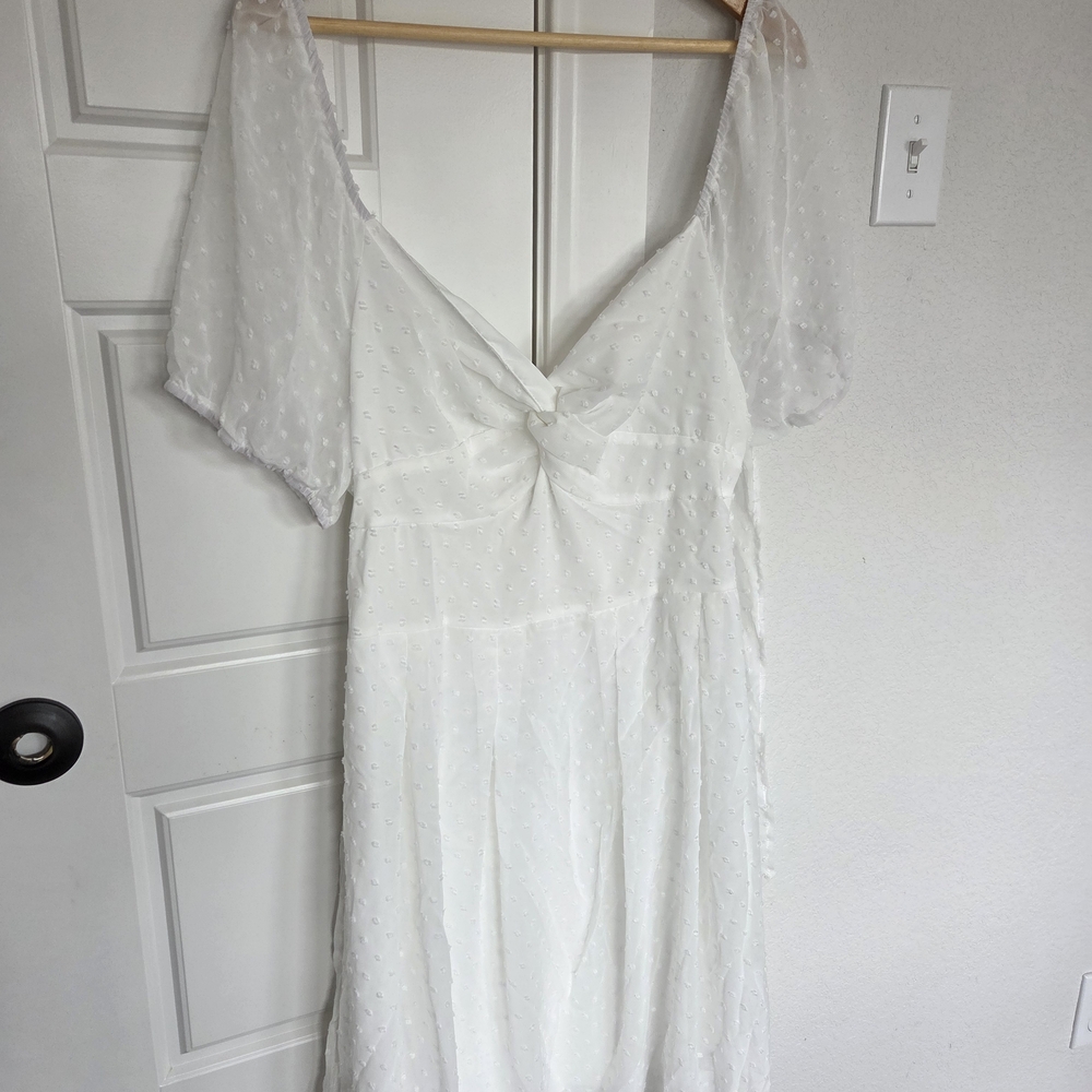 SHEIN White Midi Dress - 2xl